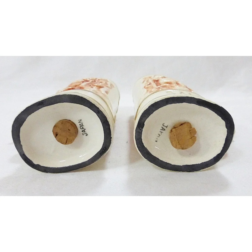 Vintage salt and pepper shakers stain look japan kitchen decor ware cottagecore